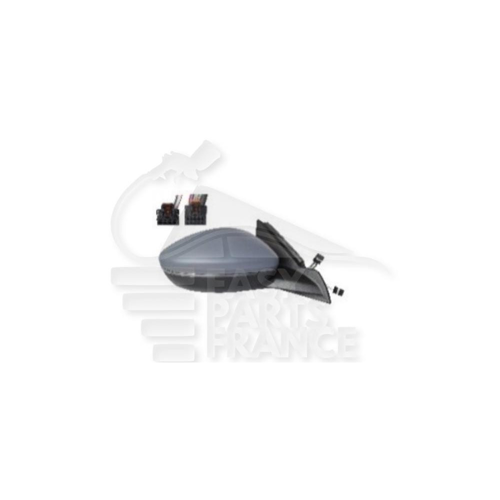 RÉTROVISEUR DROIT ÉLECTRIQUE CHAUFFANT A PEINDRE RABATTABLE ÉLECTRIQUEMENT AVEC FEU & FEU DE SOL & SONDE DE TEMPÉRATURE & T…