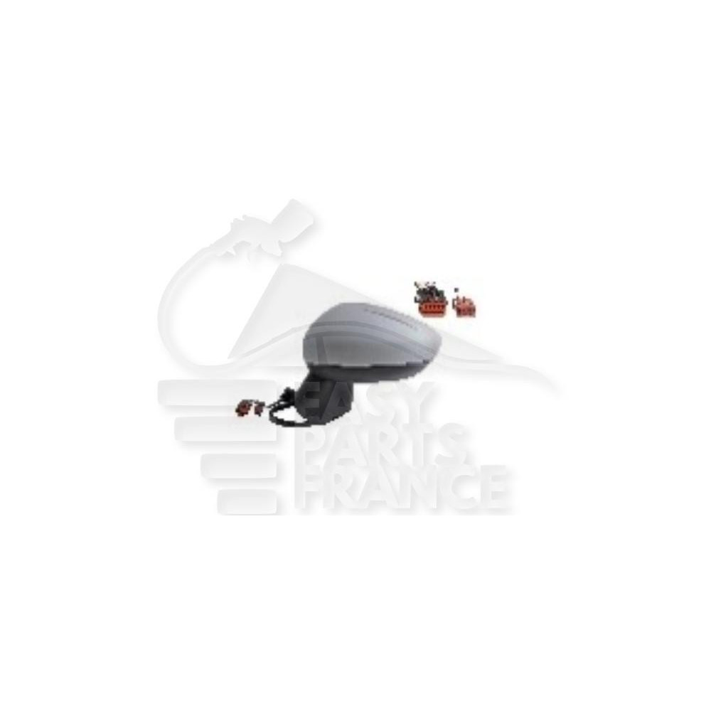 RÉTROVISEUR GAUCHE ÉLECTRIQUE CHAUFFANT A PEINDRE RABATTABLE ÉLECTRIQUEMENT & DÉTECT. ANGLE MORT pour OPEL CROSSLAND X