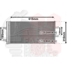 CONDENSEUR 216/218/225 I 305 X 345 X 16 