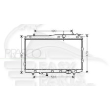 RADIATEUR 2.0 CRDI BOÎTE MÉCA AVEC OU SANS CLIM pour KIA CERATO