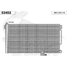 CONDENSEUR TOUS TYPES 640 X 375 X 16 pour MERCEDES CLASSE C - W203