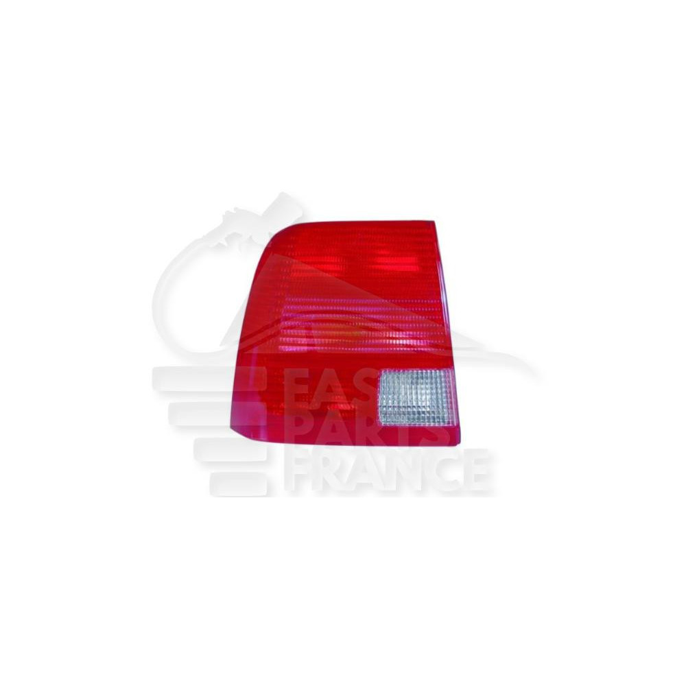 FEU ARRIÈRE-GAUCHE ROUGE/BLANC - 4 PORTES pour VOLKSWAGEN PASSAT
