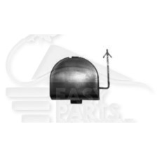 CACHE CROCHET DE PARE-CHOC ARRIÈRE CHROME pour FIAT 500