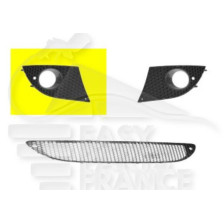 GRILLE DE PARE-CHOC AVANT-DROIT AVEC EMPLACEMENT ANTI-BROUILLARD NOIRE pour SEAT TOLEDO