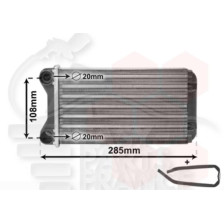 RADIATEUR DE CHAUFFAGE TOUS TYPES 240 X 150 X 42 pour AUDI A4