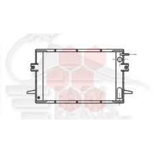 RADIATEUR TURBO DIESEL 643 X 451 X 40 pour IVECO DAILY