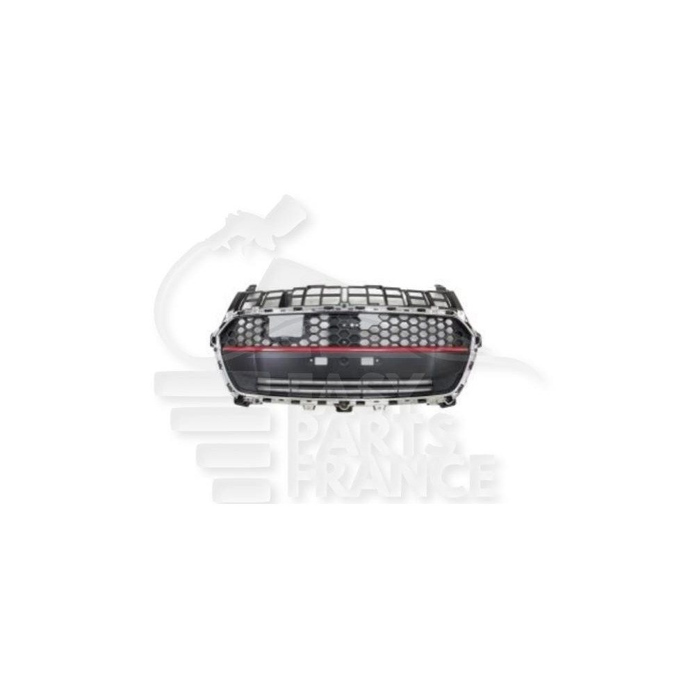 GRILLE DE CALANDRE CHROMME/NOIRE AVEC MOULURE ROUGE pour SUZUKI SWIFT