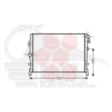 RADIATEUR 2.4/3.6 ESSENCE - 2.0 JTD 638 X 458 X 16 pour FIAT FREEMONT