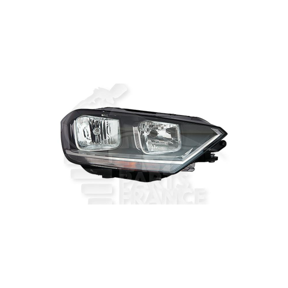 PHARE OPTIQUE DROIT H7+H15 ÉLECTRIQUE AVEC MOTEUR pour VOLKSWAGEN GOLF