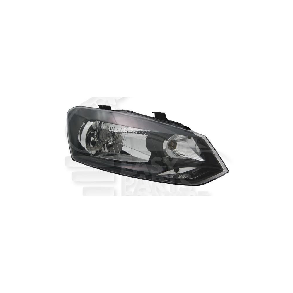 PHARE OPTIQUE DROIT H4 ÉLECTRIQUE SANS MOTEUR pour VOLKSWAGEN POLO