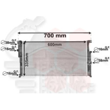 RADIATEUR TOUS TYPES 600 X 335 X 34 pour BMW X4
