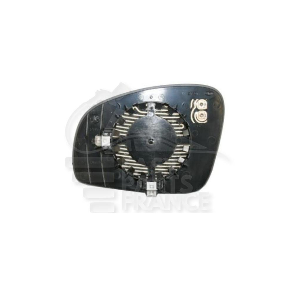 GLACE DE RÉTROVISEUR DROIT CHAUFFANT CONVEXE pour SKODA FABIA