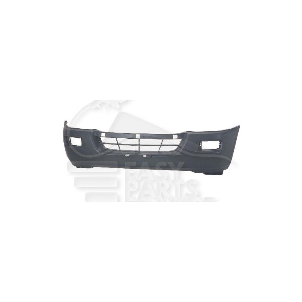PARE-CHOC AVANT NOIR AVEC EMPLACEMENT ANTI-BROUILLARD MODÈLE 2 WD - 01/04 → pour ISUZU D MAX