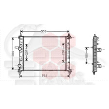 RADIA 1.6 A/CLIM M/VALEO 475 X 415 X 32 