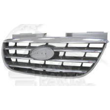 GRILLE DE CALANDRE A/MOULURE CHROMEE 