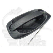 POIGNEE DE PORTE EXTÉRIEUR AVANT-GAUCHE NOIRE AVEC TROU BARILLET pour CITROEN NEMO