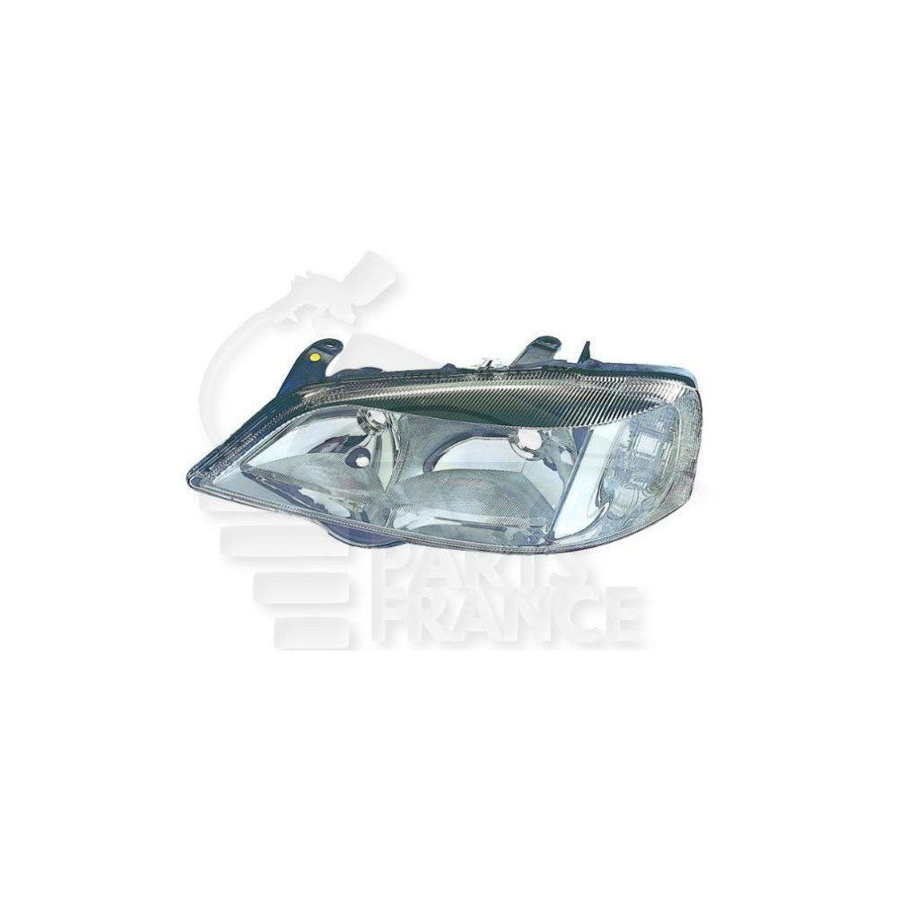 PHARE OPTIQUE GAUCHE H7+HB3 MANUEL OU ÉLECTRIQUE FOND CHROME pour OPEL ASTRA