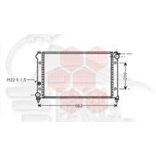 RADIA 1.2/1.5 CARBU - 600 X 318 X 22  