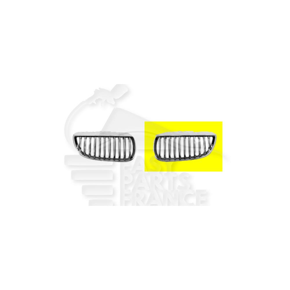 GRILLE DE CALANDRE CHROMEE/NOIRE AVANT-GAUCHE pour BMW S3 E90 M3