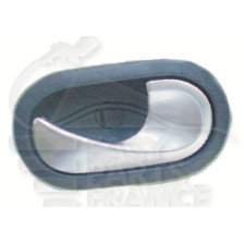 POIGNEE DE PTE INT AVG/ARG - LEVIER CHROME - BASE NOIRE - CABLE 