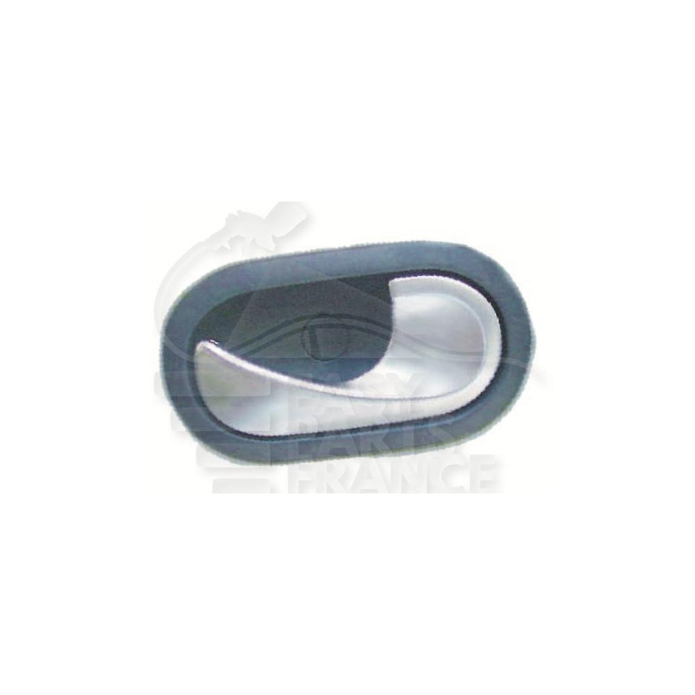 POIGNÉE PORTE INTÉRIEUR AVANT-GAUCHE/ARRIÈRE-GAUCHE - LEVIER CHROME - BASE NOIRE - CABLE pour RENAULT CLIO