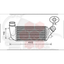 ECHANGEUR 2.0HDI KW120 300 X 144 X 80 pour CITROEN JUMPY