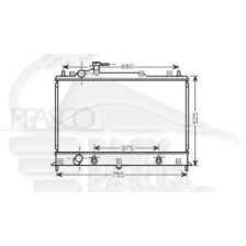RADIATEUR 2.3 I 16V BOÎTE AUTO ..AVEC OU SANS CLIM pour MAZDA CX 7