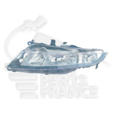 PHARE OPTIQUE GAUCHE H7+H1 ÉLECTRIQUE AVEC MOTEUR pour HONDA CIVIC