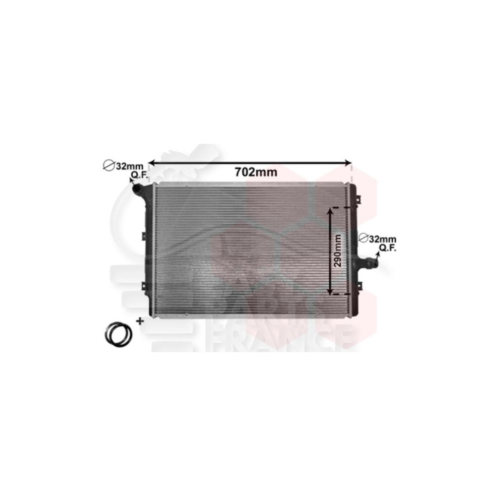 RADIATEUR 1.6/2.0 TDI - 650 X 445 X 32 pour SKODA SUPERB