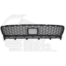 GRILLE CENTRALE DE PARE-CHOC AVANT NOIRE AVEC TROU pour VOLKSWAGEN GOLF