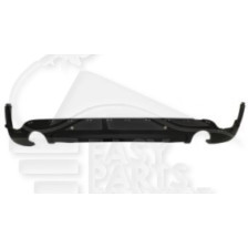 SPOILER DE PARE-CHOC ARRIÈRE NOIR AVEC PACKONTROL SIMPLE SORTIE ECHAP DROIT & GAUCHE pour MINI /