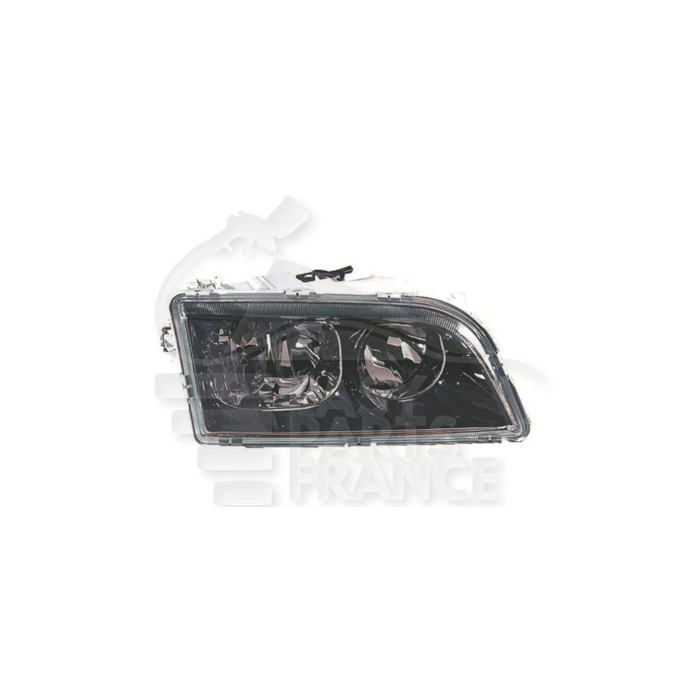 PHARE OPTIQUE DROIT H7+H7 ÉLECTRIQUE SANS MOTEUR 4 PINS FOND NOIR → 12/02 pour VOLVO S40