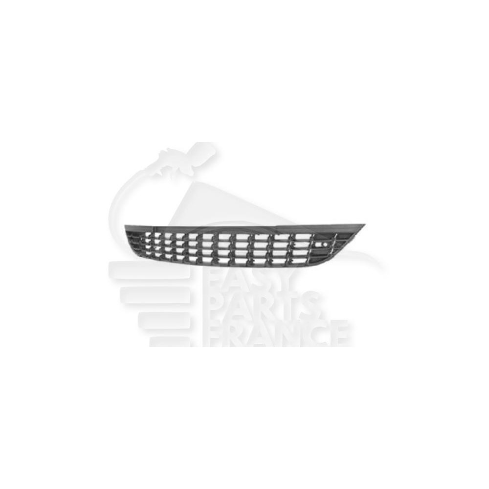 GRILLE CENTRALE DE PARE-CHOC AVANT NOIRE pour OPEL ASTRA