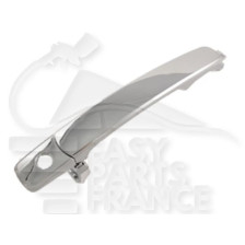 POIGNEE DE PTE EXT AVG CHROMEE A/TROU BARILLET 