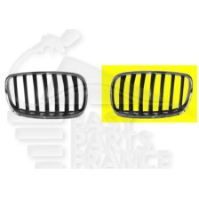 GRILLE DE CALANDRE GRISE/CHROMEE GAUCHE MODÈLE 3.5 D- 4.8 I pour BMW X6