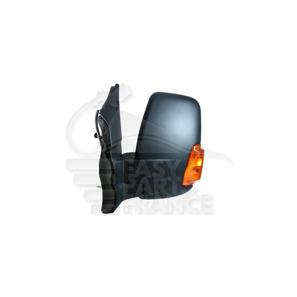 RÉTROVISEUR GAUCHE MANUEL CHAUFFANT OU NON AVEC FEU ORANGE BRAS COURT pour FORD TRANSIT