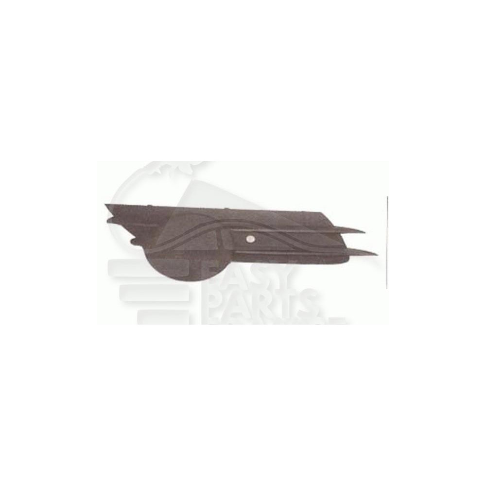 GRILLE DE PARE-CHOC AVANT-DROIT NOIRE pour OPEL CORSA