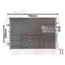 CONDENSEUR TT TYPES S/REFROIDISSEUR D'HUILE 587 X 446 X 16 