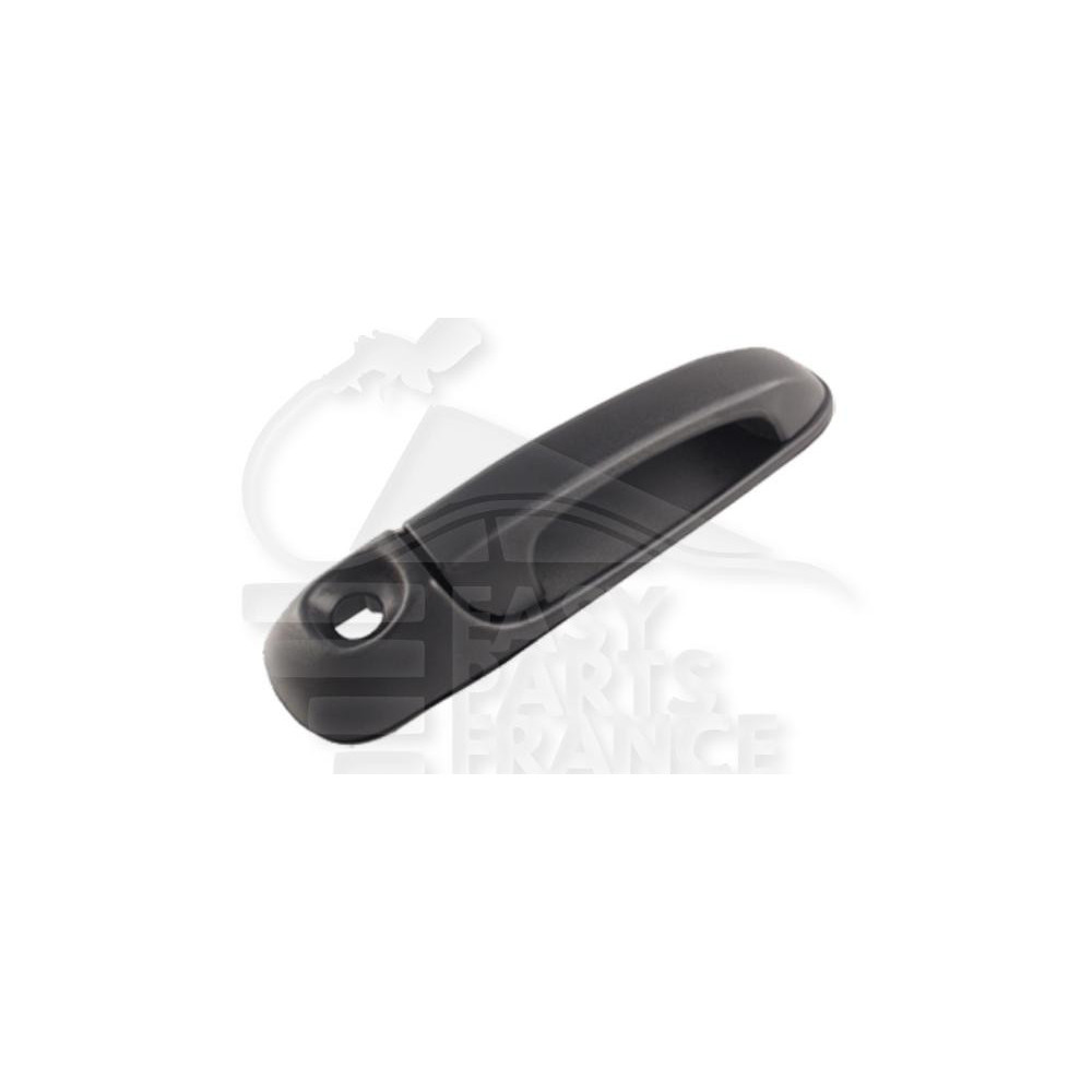 POIGNÉE PORTE EXTÉRIEUR AVANT-DROIT NOIRE AVEC TROU BARILLET pour JEEP GRAND CHEROKEE