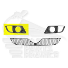 GRILLE DE PARE-CHOC AVANT-DROIT NOIRE AVEC EMPLACEMENT ANTI-BROUILLARD pour ALFA ROMEO 156