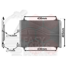 CONDENSEUR TT TYPES 520 X 362 X 16 
