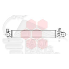 ECHANGEUR 1.4 TSI RS - 617 X 97 X 80 pour SKODA FABIA