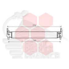 RADIATEUR 1.2 TSI - 645 X 88 X 56 pour SEAT IBIZA