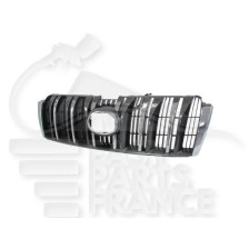 GRILLE DE CALANDRE ARGENT A/MOULURES CHROMEES 