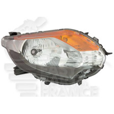 PHARE OPTIQUE DROIT H4 ÉLECTRIQUE SANS MOTEUR FOND NOIR pour FIAT FULLBACK