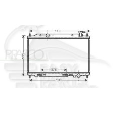 RADIATEUR 3.5 BOÎTE AUTO AVEC OU SANS CLIM pour NISSAN MURANO