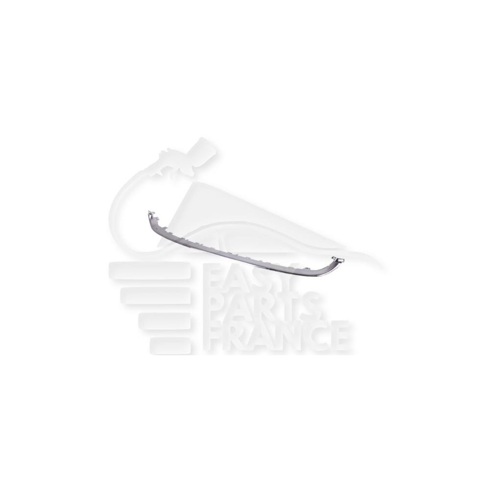 MOULURE DE PARE-CHOC AVANT INFÉRIEUR CHROMEE MODÈLE LOUNGE pour FIAT 500