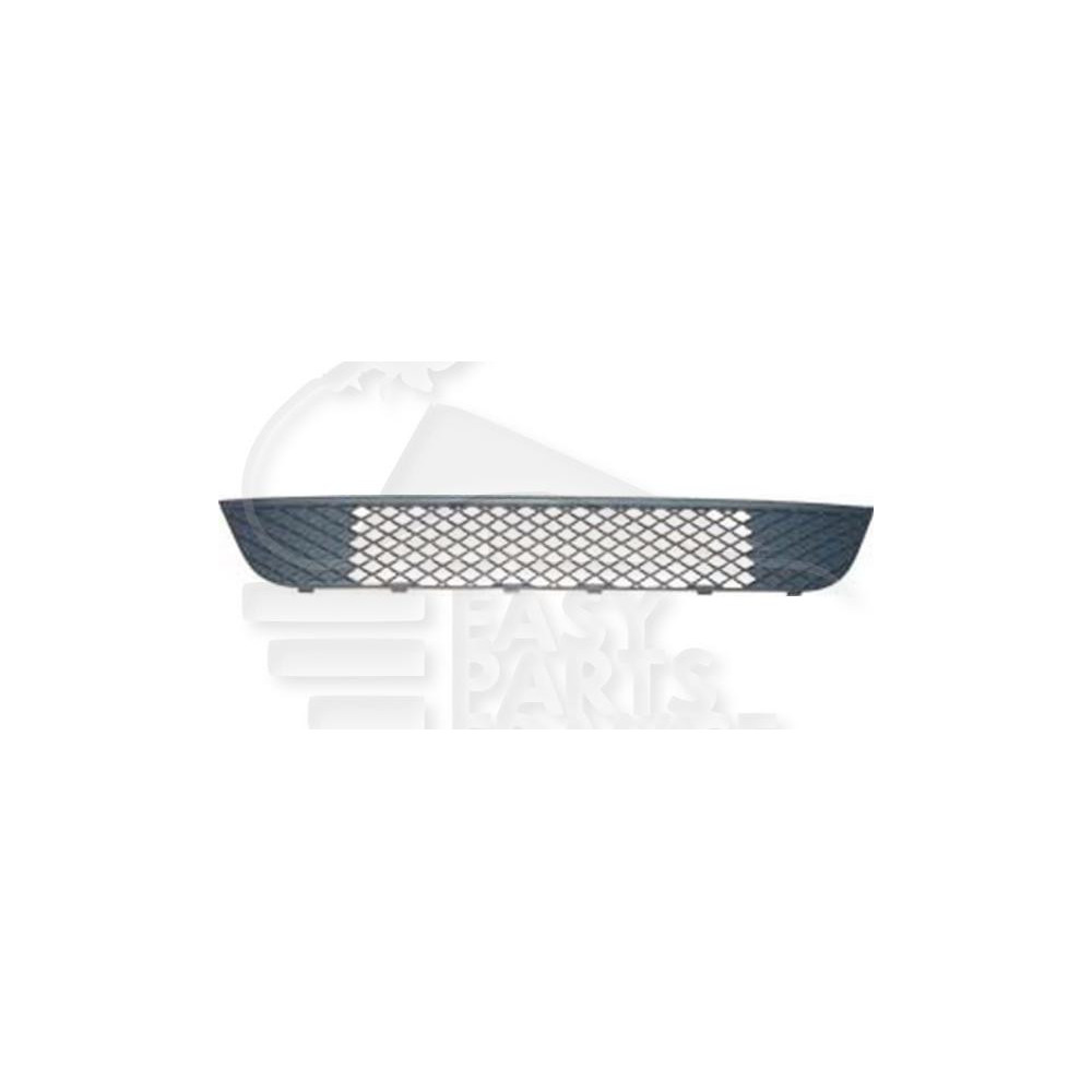 GRILLE DE PARE-CHOC AVANT CENTRALE NOIRE pour FORD FIESTA