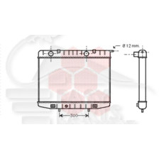 RADIATEUR 2.8 TD → 08/95 425 X 595 X 32 pour OPEL FRONTERA