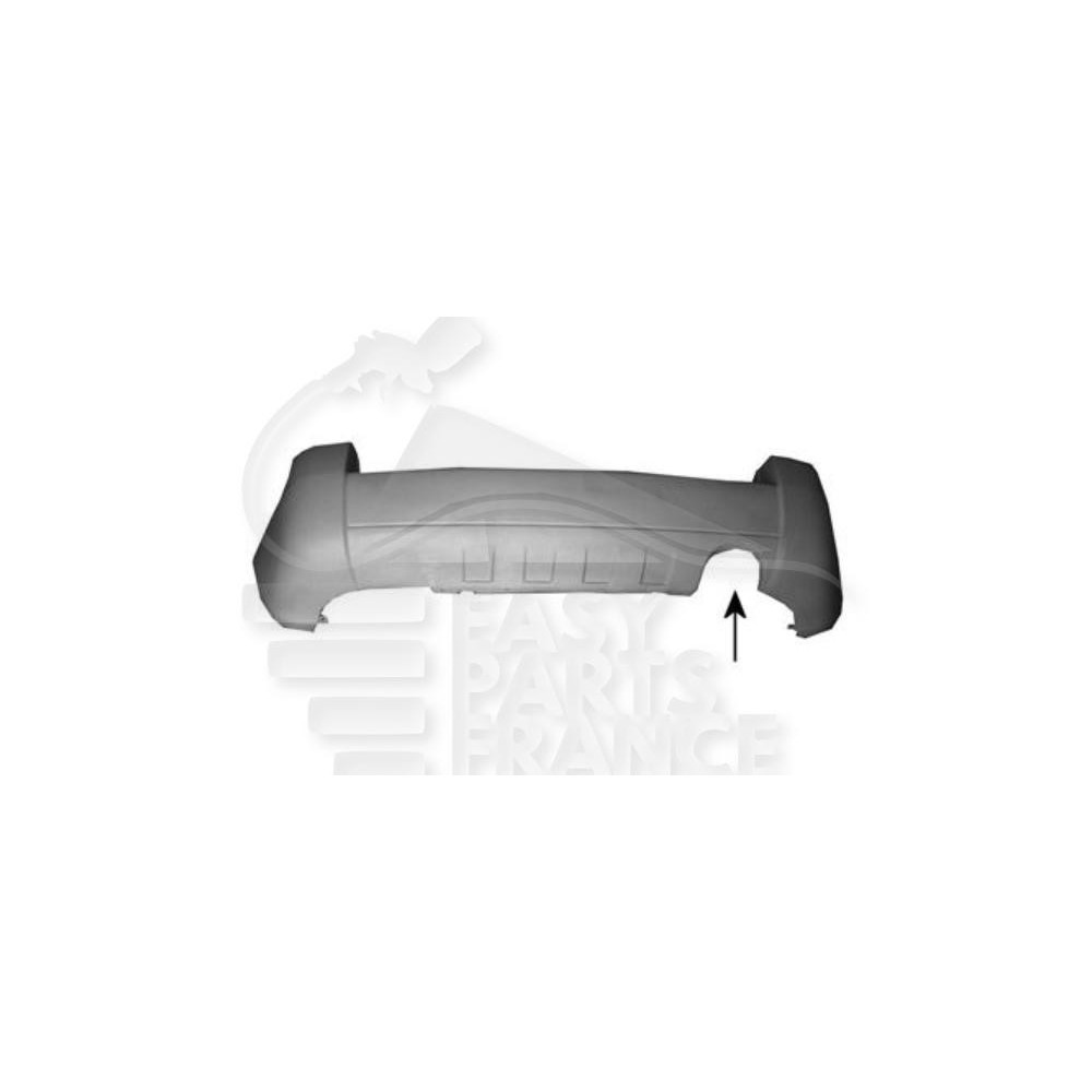 PARE-CHOC ARRIÈRE A PEINDRE SANS PACKCONTROL 1/SORTIE ÉCHAPPEMENT pour HYUNDAI TUCSON